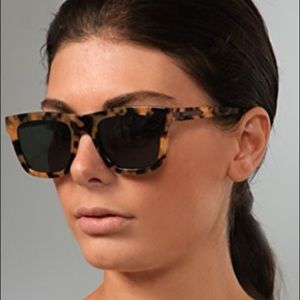 Karen Walker Deep Freeze Sunglasses Tortoise